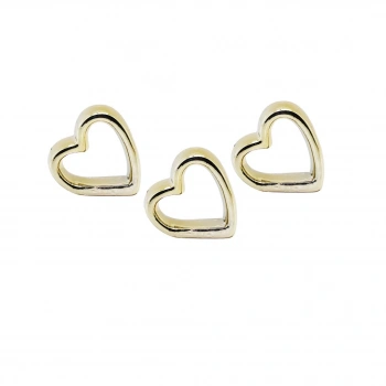 YAKUT-12456 ( TEKLİ KALP ) ( GOLD & SERAMİK ) BİBLO & DEKORATİF SÜS EŞYASI*24X10