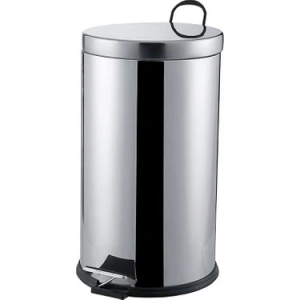 BERAY NO-16 ( 16LT ) ( KROM METAL ) ( PEDALLI ) ÇÖP KOVASI ( ÇAP: 24.5CM & Y: 42.5CM ) ( BRKT-922500 )*4