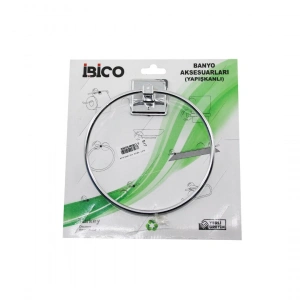 İBİCO BANYO BNY-517 ( YUVARLAK ) METAL ( HAVLULUK ) ( YAPIŞKANLI MONTAJ )*50