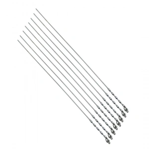 İBİCO C-700 ( CİĞER & DOMATES ) ( İNCE YASSI & BURGULU ) ( 50CM ) METAL MANGAL ŞİŞİ*100X5