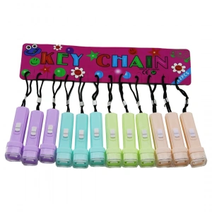 İBİCO İ10-011 KEY CHAIN MAJEOND-770 ( MİNİ KARE BOY: 8CM & ÇAP: 2CM ) ( PİLLİ ) EL FENERİ ( RENKLİ PLASTİK )*12X100
