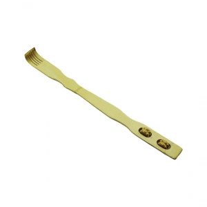 İBİCO İ13-069 ( AHŞAP ) SIRT KAŞIMA & KAŞIYICI ( 2İN1 KULLANIM= ÇİFT TEKERLİ  & EL TİPİ BAŞLIK ) ( 45CM ) *10X30