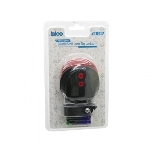 İBİCO İ18-025 ( GÜVENLİK ŞERİTLİ LAZER ) BİSİKLET ( STOP LAMBASI ) ( PİLLİ ) ( 7 FONKSİYONLU ) ( SU GEÇİRMEZ )*200