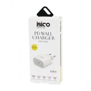 İBİCO İB-2100 ( TYPC-E ) ( BAŞLIK ) ( 20W ) ( HIZLI ) TELEFON ŞARJ BAŞLIK EV ( 5V=3.0A & 9.0V-2.22A )*5X20