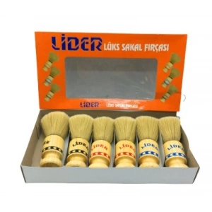 LİDER-1102 ( AHŞAP SAPLI ) SAKAL FIRÇASI*6X60