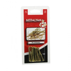 MEDALYAN DL-18 ( 12X40 ) TP SARI TEL ÇİVİ ( 25PCS )*12X10