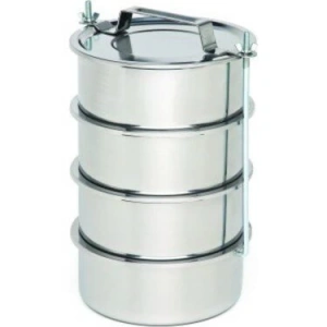 SADA GÜNEŞ ÇELİK NO-14CM ( 4LÜ ) ( METAL ) SEFER TASI ( DERİNLİK : 4.5CM ) ( TAŞIMA KULP=BAĞLAMA KANCALI )*50