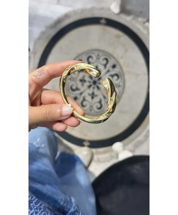 925 Ayar Gümüş Gold Bileklik