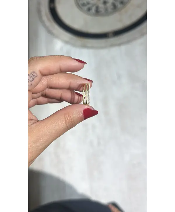 925 Ayar Gümüş İkili Model Kare Taşlı Taşsız Yüzük