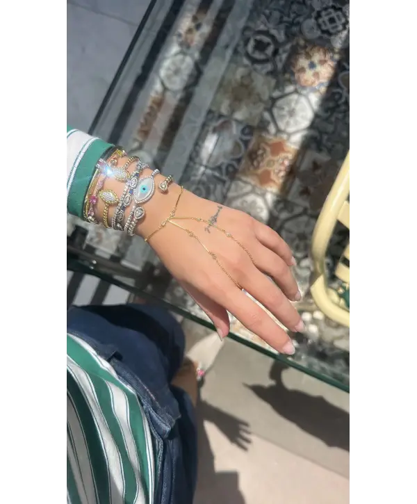 925 Ayar Gümüş Çubuk Model Gold Şahmeran