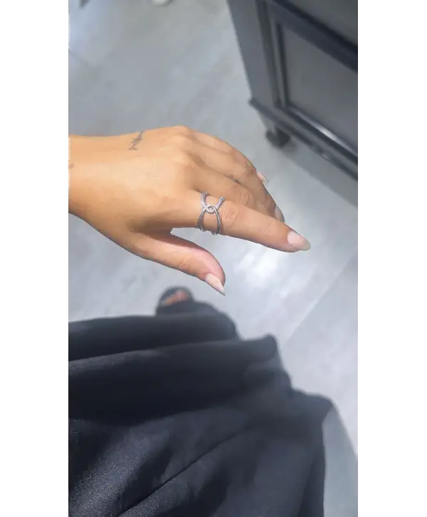 925 Ayar Gümüş Taşlı Taşsız Geçişli Model Silver Yüzük