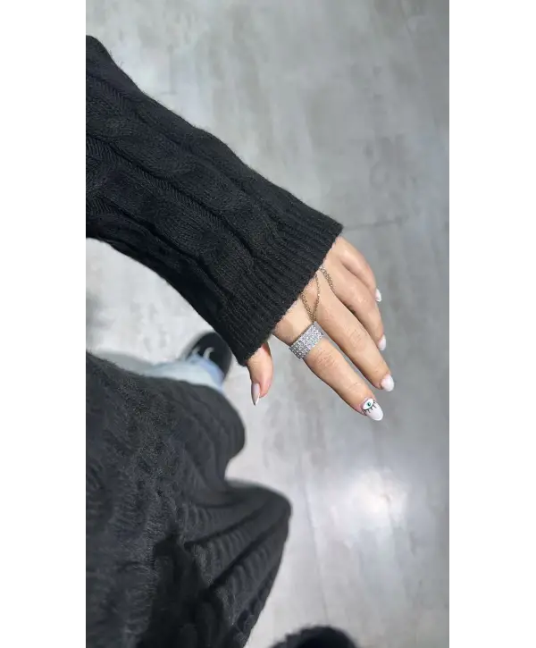 925 Ayar Gümüş Ayarlanabilir Silver Yüzük