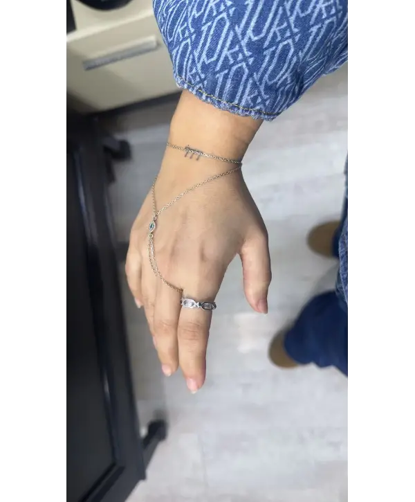 925 Ayar Gümüş Baget Altın Model Silver Yüzük