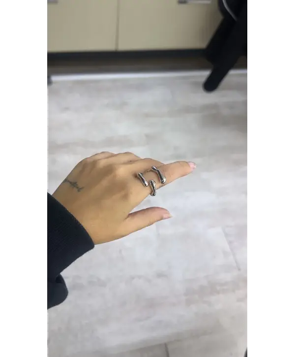 925 Ayar Gümüş Taşsız Silver Yüzük