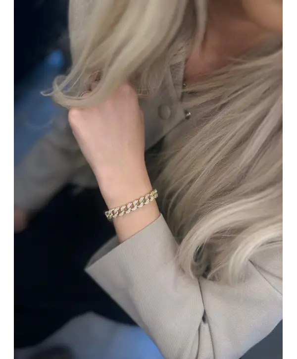 925 Ayar Gümüş Gurmet Taşlı Bileklik