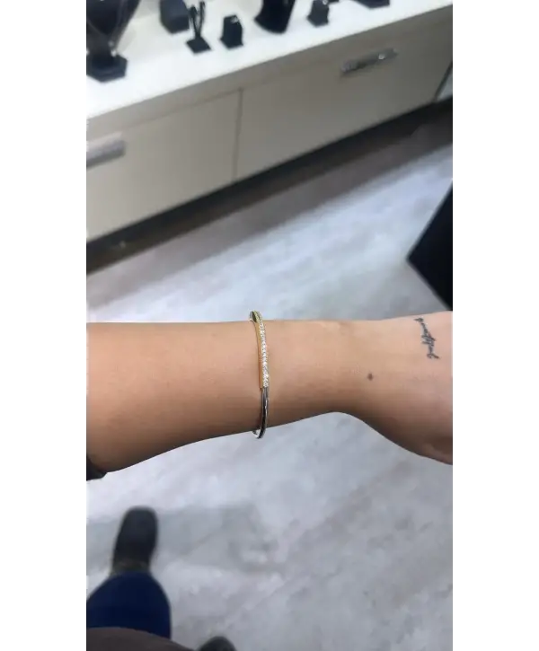 925 Ayar Gümüş Orjinal Marka Tiff İthal Bileklik