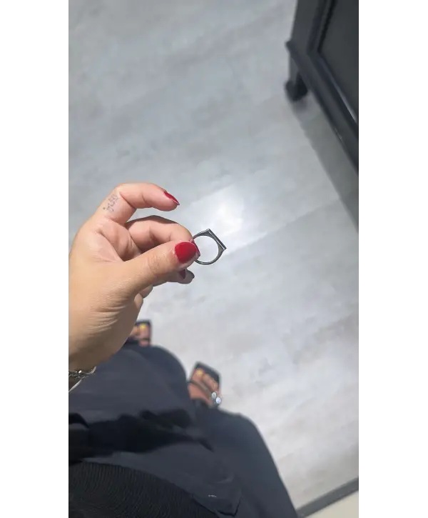 925 Ayar Gümüş Çubuk Model Silver Yüzük