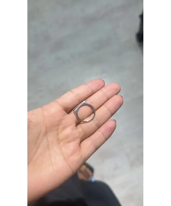 925 Ayar Gümüş Çubuk Model Silver Yüzük