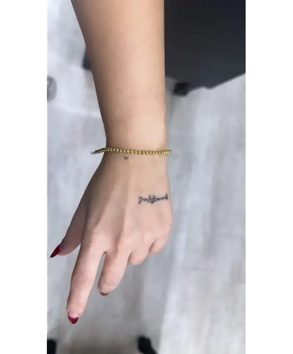 925 Ayar Gümüş Dorica İtalyan Gold Renk Bileklik