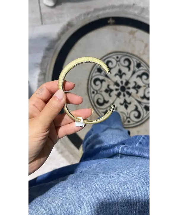 925 Ayar Gümüş Gold Bileklik
