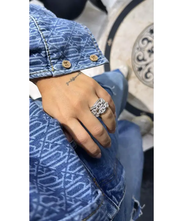 925 Ayar Gümüş İthal Marka Silver Yüzük