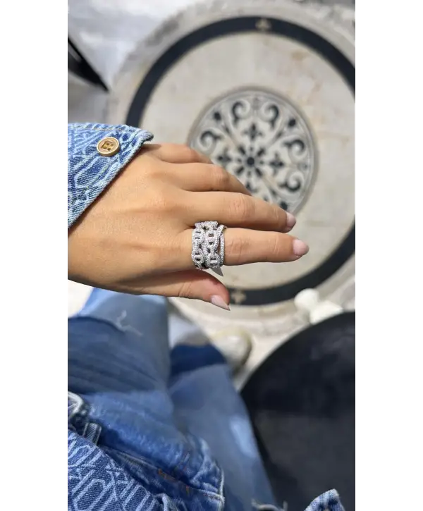 925 Ayar Gümüş İthal Marka Silver Yüzük