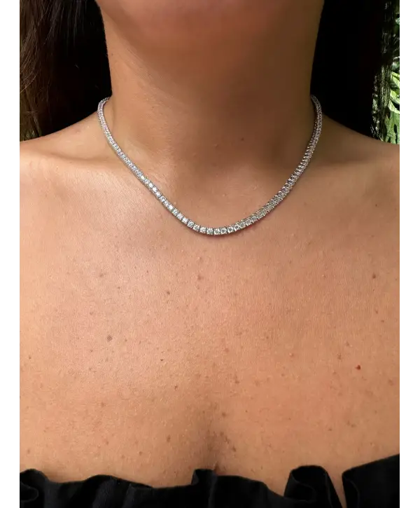 925 Ayar Gümüş Su Yolu İthal Kolye