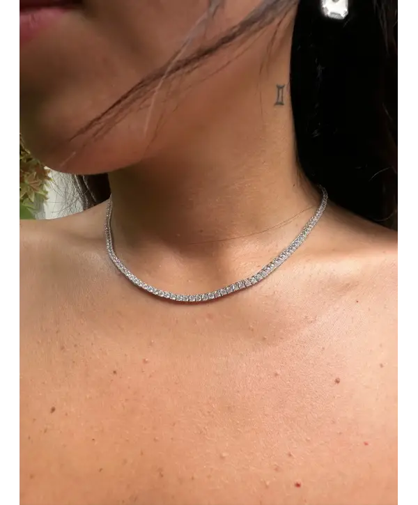 925 Ayar Gümüş Su Yolu İthal Kolye