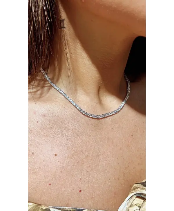 925 Ayar Gümüş 2.5mm Su Yolu İthal Kolye