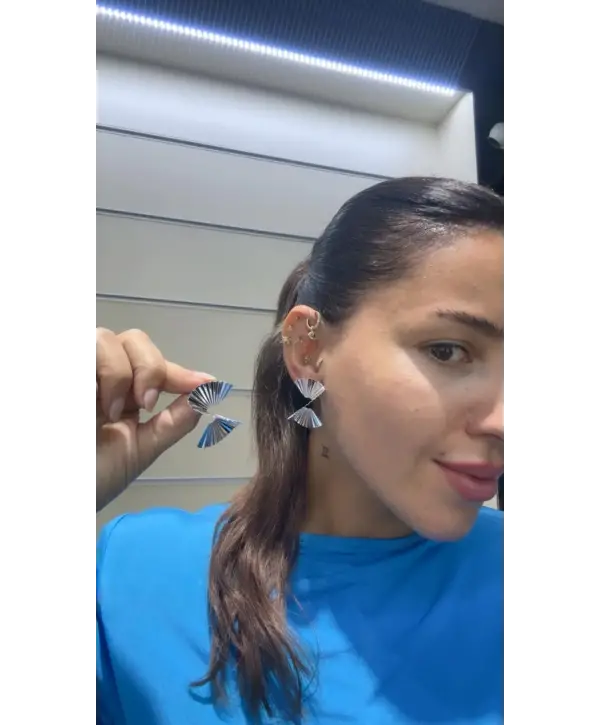 925 Ayar Gümüş İtalyan Silver  Küpe