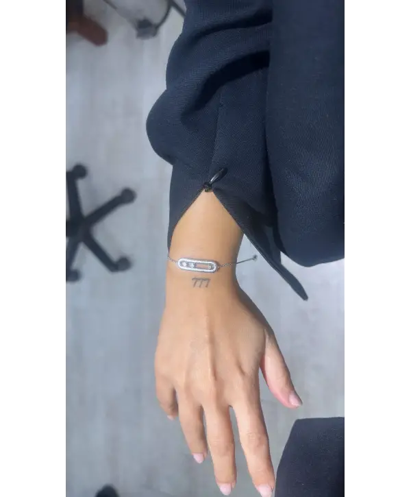 925 Ayar Gümüş İthal Marka Mess Bileklik