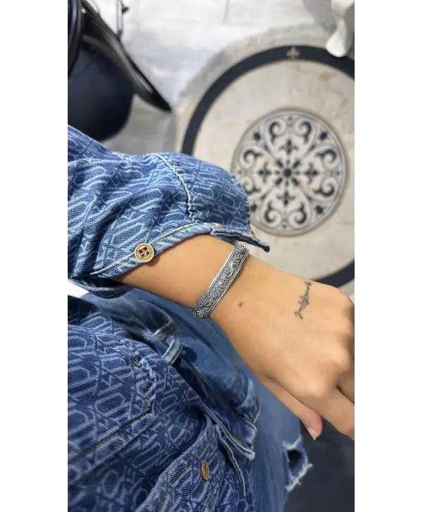 925 Ayar Gümüş Otantik Bileklik