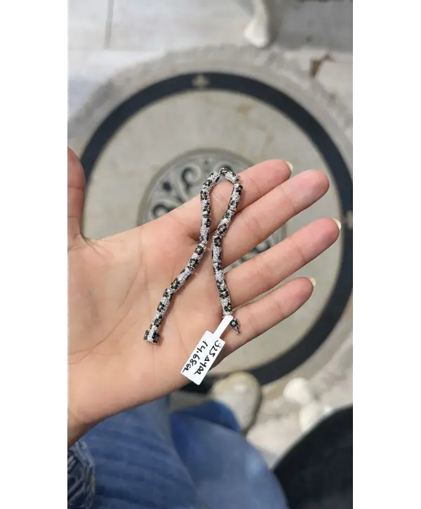 925 Ayar Gümüş İthal Leopar Model Bileklik