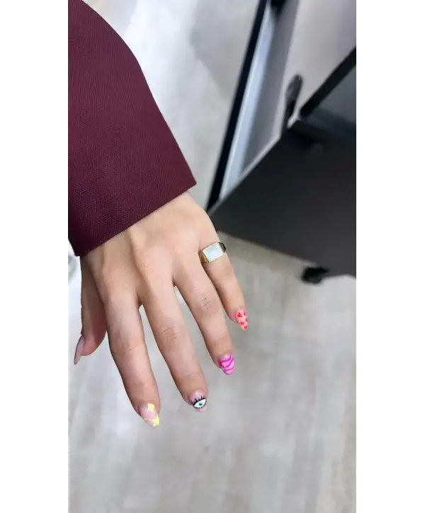 925 Ayar Gümüş Sade Ayarlamalı Gold Yüzük