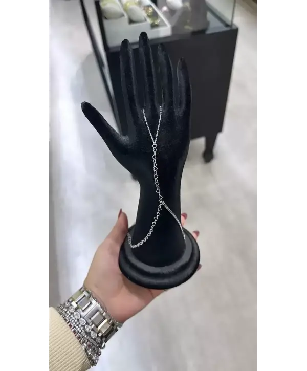 925 Ayar Gümüş Kalp Model Şahmeran