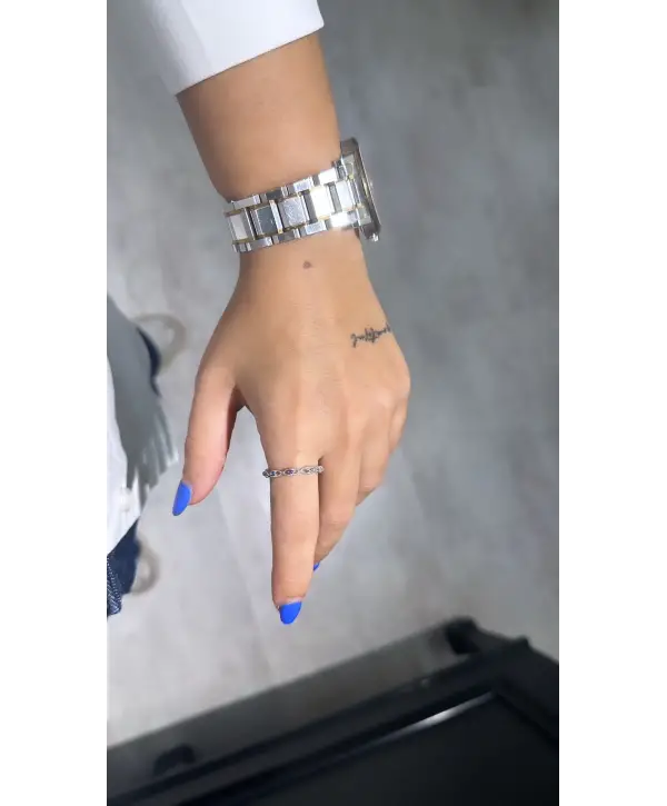 925 Ayar Gümüş Renkli Taşlı Tamtur Yüzük