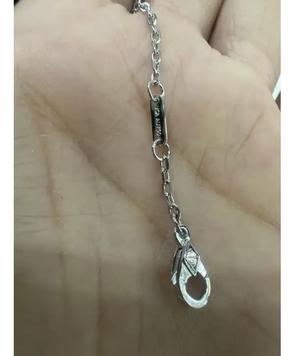 925 Ayar Gümüş Marka Tek Taşlı  İthal Bileklik