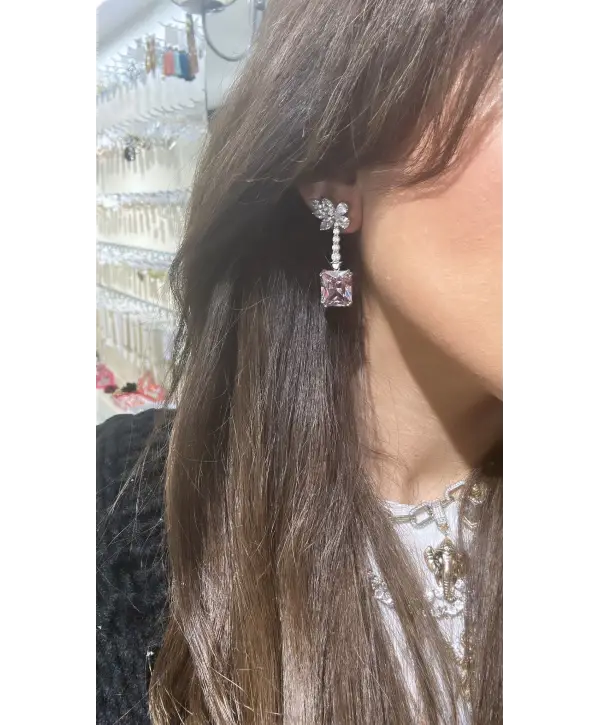 925 Ayar Gümüş Alexandrite Vip Serisi Küpe