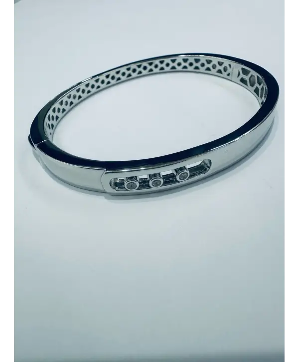 925 Ayar Gümüş Mess Orjinal Marka Silver Kelepçe Bileklik