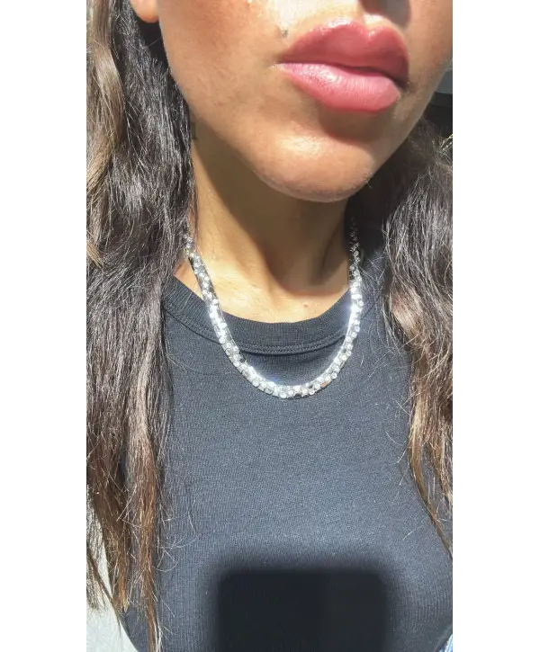 925 Ayar Gümüş Orjinal Marka Yassı Model Kolye