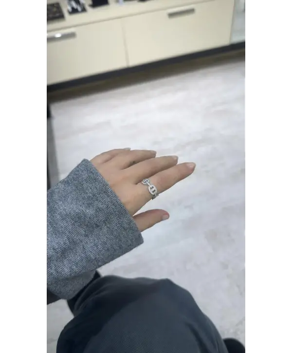 925 Ayar Gümüş Orjinal Marka Silver Hrm Yüzük