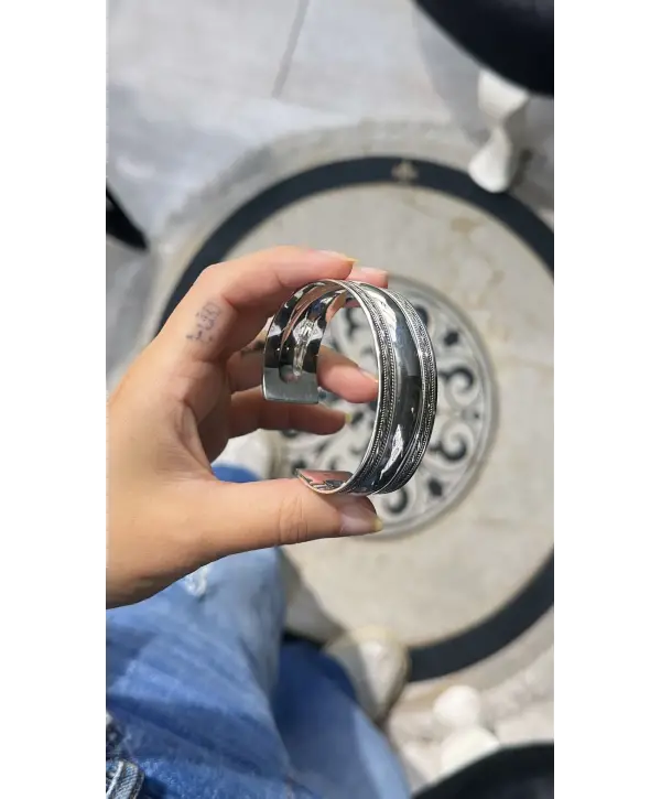 925 Ayar Gümüş Otantik Bileklik