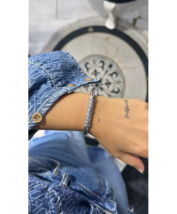 925 Ayar Gümüş Otantik Bileklik