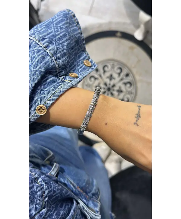 925 Ayar Gümüş Otantik Bileklik