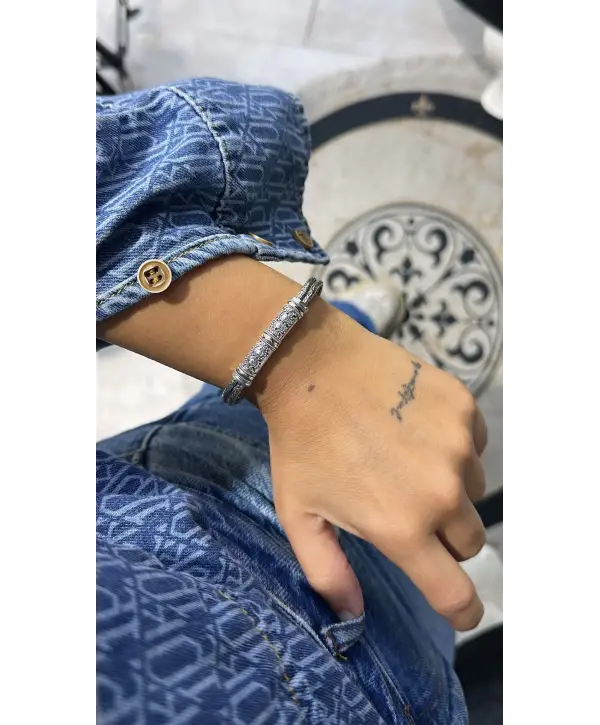 925 Ayar Gümüş Otantik Bileklik