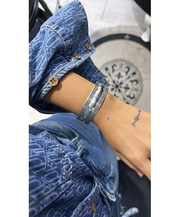 925 Ayar Gümüş Otantik Bileklik