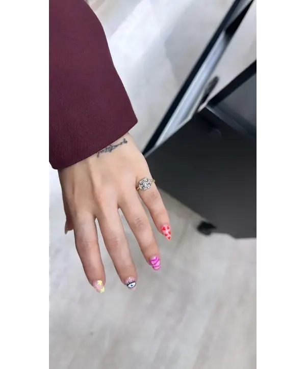 925 Ayar Gümüş Kalemli Ayarlamalı Gold Yüzük