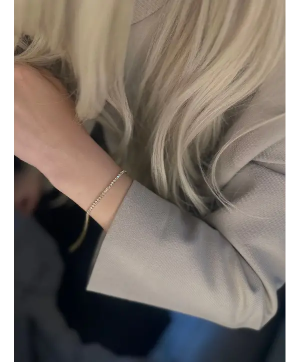 925 Ayar Gümüş Altın Kaplama Sırataş Bileklik