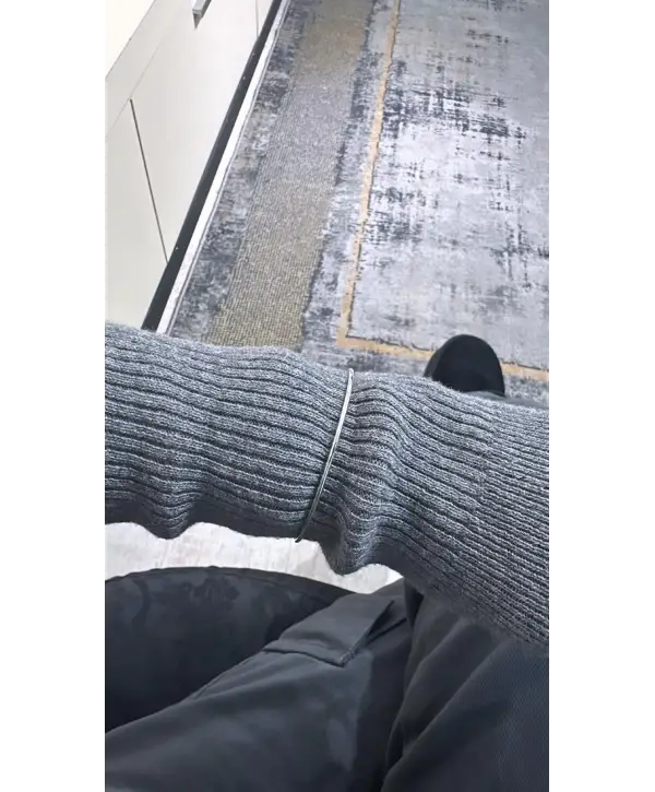 925 Ayar Gümüş Silver Renk Ajda Bileklik