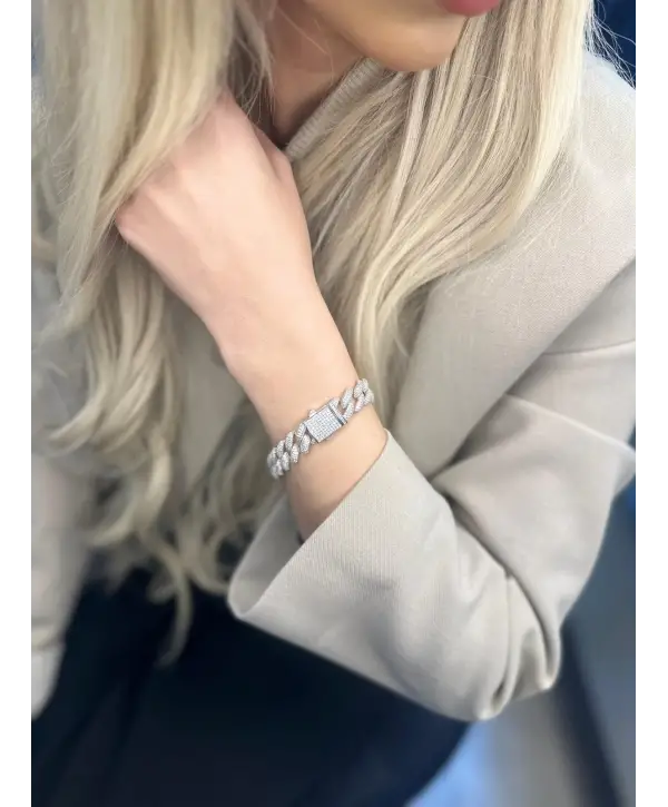 925 Ayar Gümüş Gurmet Taşlı İthal Bileklik